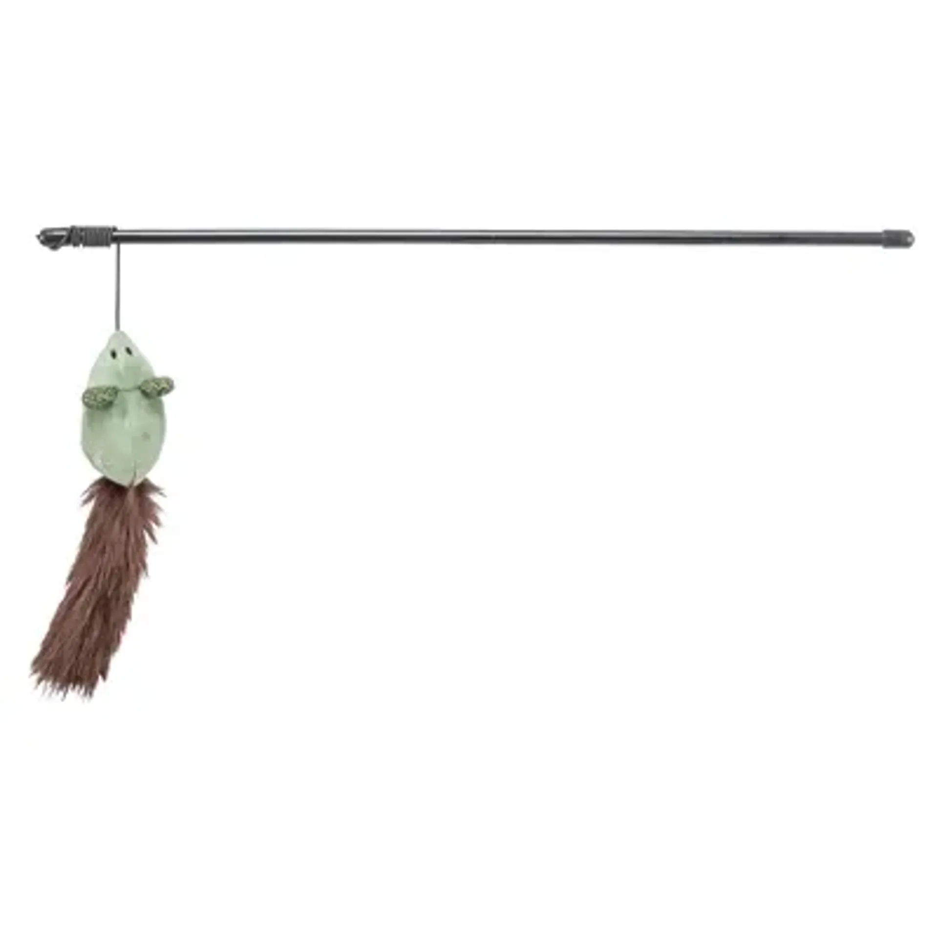 TRIXIE KATTENHENGEL MUIS KUNSTSTOF / PLUCHE 46 CM