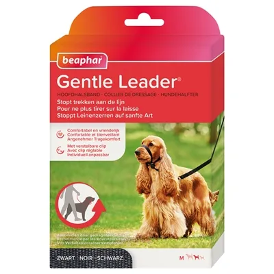BEAPHAR GENTLE LEADER ZWART MEDIUM BEAPHAR GENTLE LEADER ZWART MEDIUM