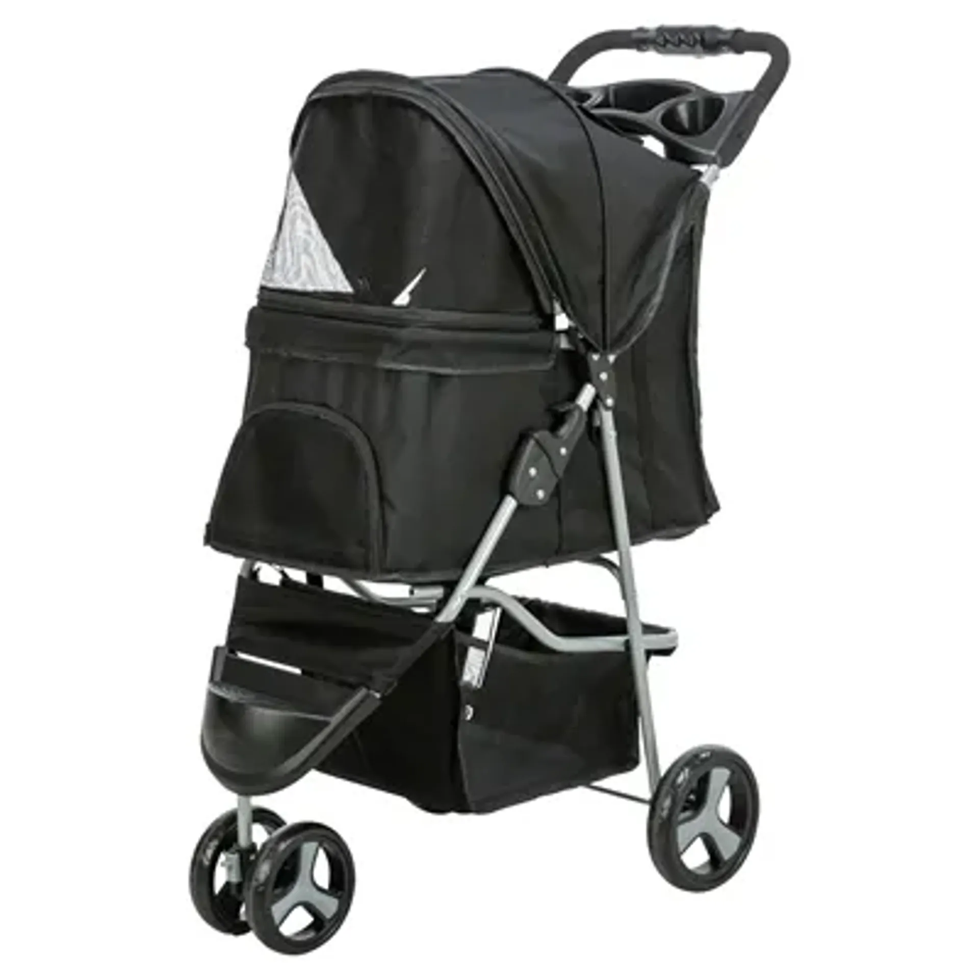 TRIXIE HONDENBUGGY ZWART 80X47X100 CM