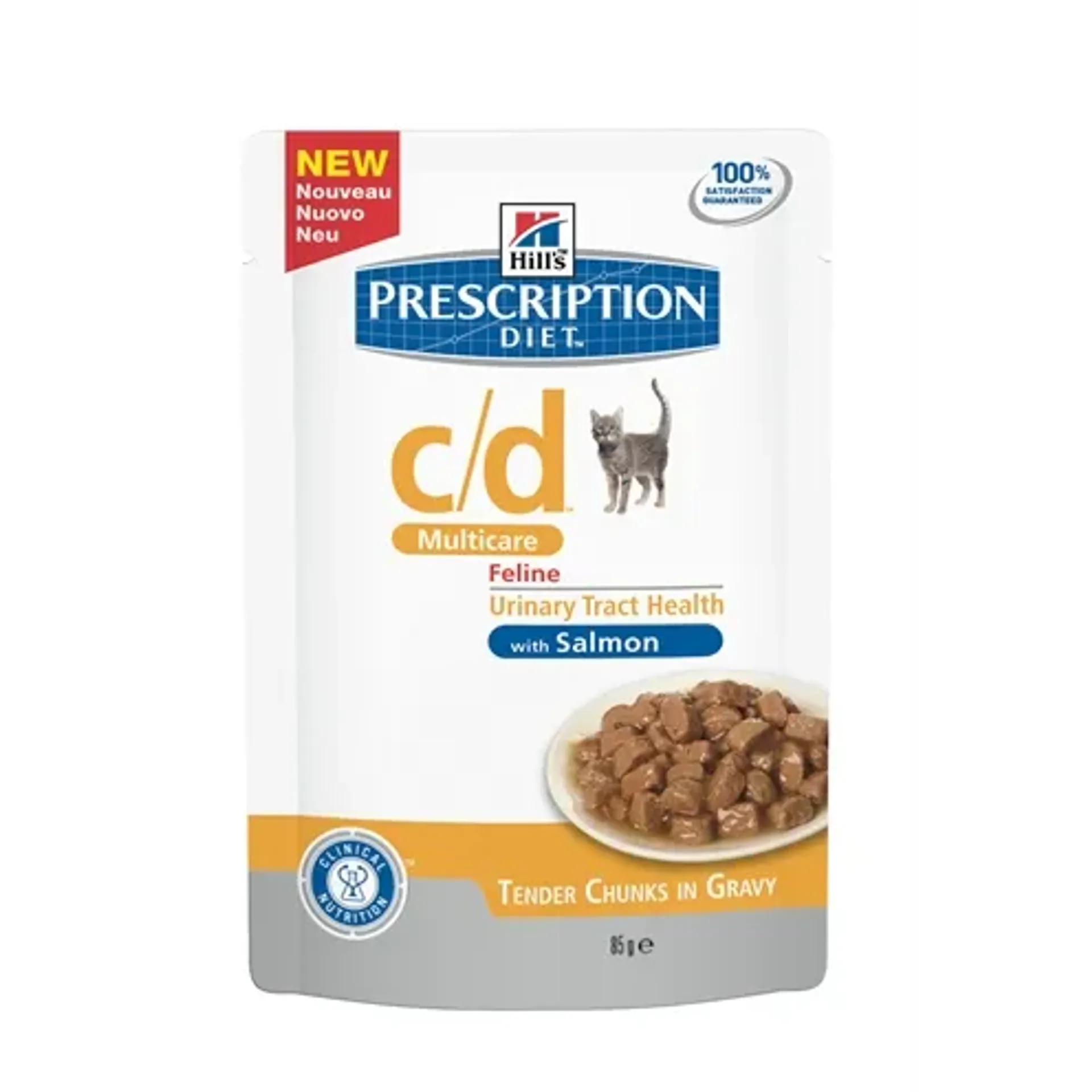 HILL’S FELINE C/D MULTICARE ZALM 12X85 GR