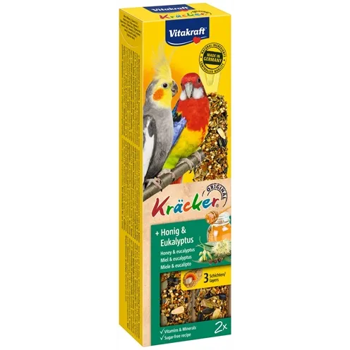 VITAKRAFT VALKPARKIET KRACKER HONING 2 IN 1 VITAKRAFT VALKPARKIET KRACKER HONING 2 IN 1