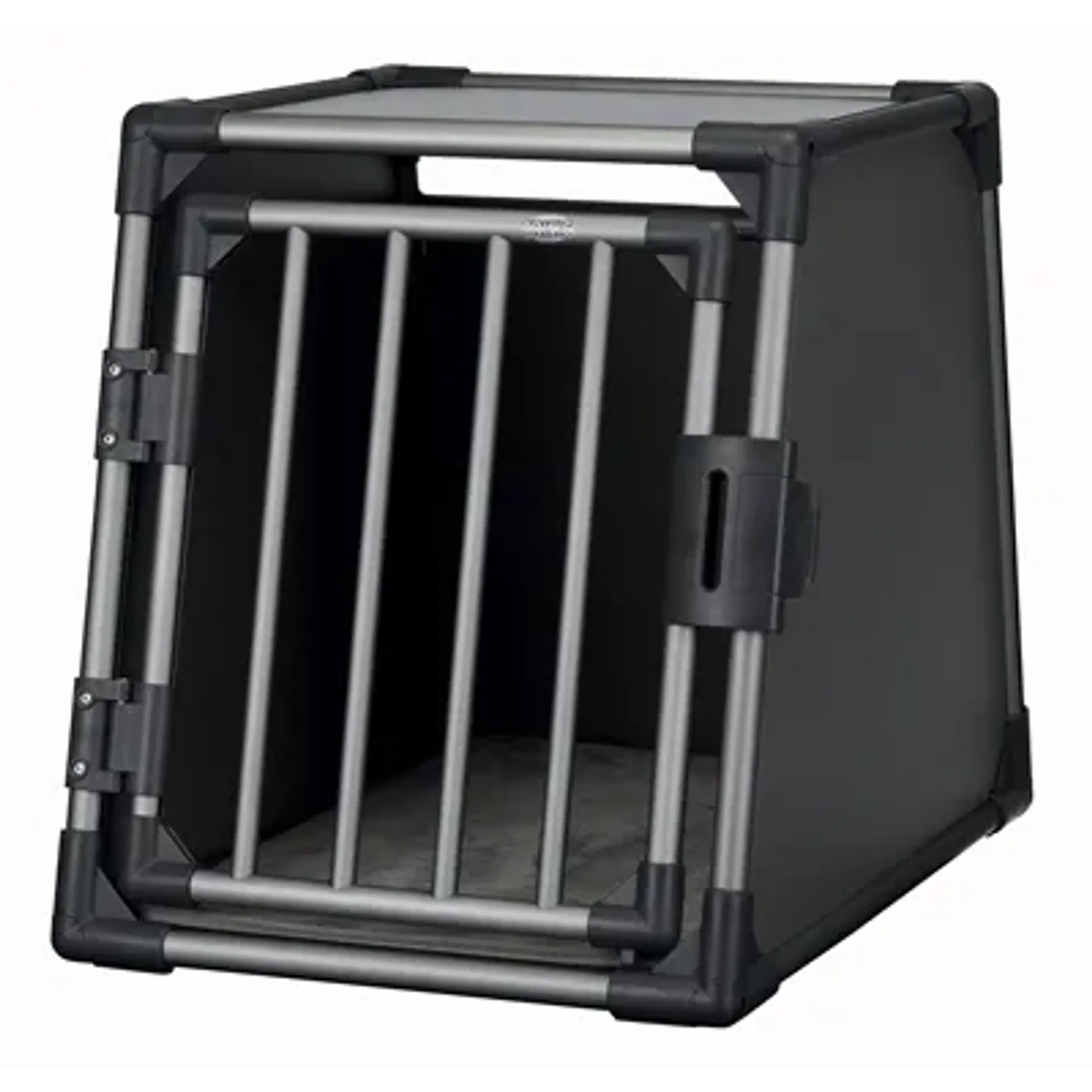 TRIXIE VERVOERSBOX ALUMINIUM GRAFIET M 74X55X61 CM