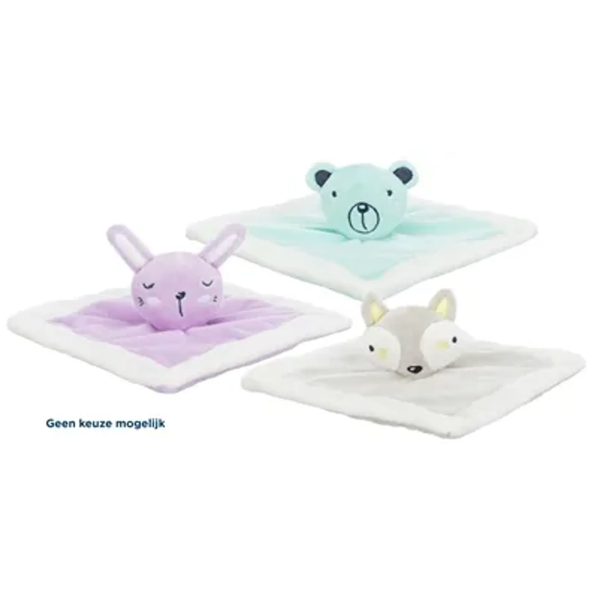 TRIXIE JUNIOR KNUFFELDOEKJE PLUCHE ASSORTI 20X20 CM