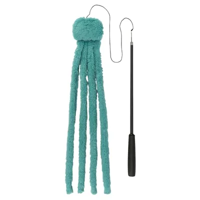 TRIXIE KATTENHENGEL TELESCOPISCH GROTE KATTEN MET PLUCHE OCTOPUS GROEN 106 CM TRIXIE KATTENHENGEL TELESCOPISCH GROTE KATTEN MET PLUCHE OCTOPUS GROEN 106 CM