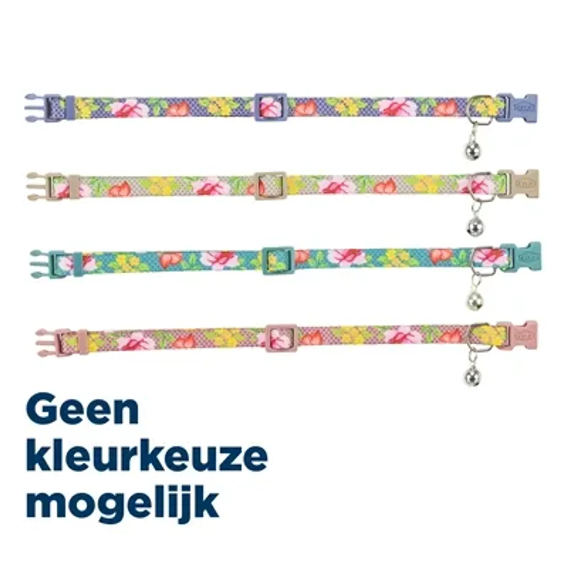 TRIXIE KATTENHALSBAND BLOEMEN MOTIEF ASSORTI 20-34X1 CM