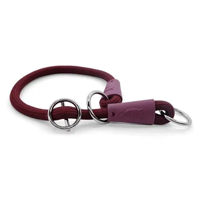 MORSO HALF SLIP HALSBAND HOND SOFT ROPE GERECYCLED PLUM PAARS 55X1 CM MORSO HALF SLIP HALSBAND HOND SOFT ROPE GERECYCLED PLUM PAARS 55X1 CM