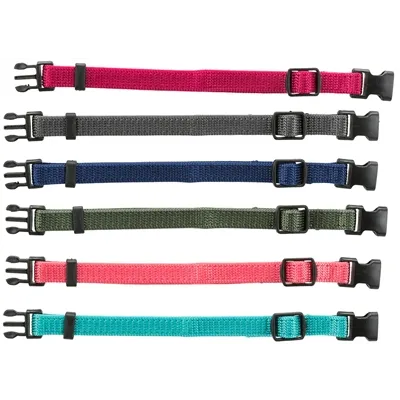 TRIXIE PUPPY HALSBANDSET FUCHSIA/GRAFIET/INDIGO/GROEN/KORAAL/BLAUW 22-35 CM 6 ST TRIXIE PUPPY HALSBANDSET FUCHSIA/GRAFIET/INDIGO/GROEN/KORAAL/BLAUW 22-35 CM 6 ST