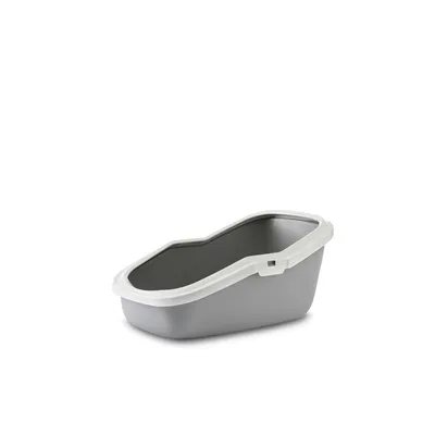 SAVIC KATTENBAK ASEO GRIJS / WIT 56X39X27,5 CM SAVIC KATTENBAK ASEO GRIJS / WIT 56X39X27,5 CM