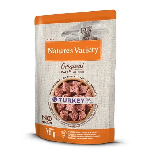 NATURES VARIETY ORIGINAL POUCH TURKEY 12X70 GR NATURES VARIETY ORIGINAL POUCH TURKEY 12X70 GR
