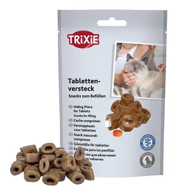 TRIXIE VERSTOPPLAATS VOOR TABLETTEN VOOR KATTEN 50 GR TRIXIE VERSTOPPLAATS VOOR TABLETTEN VOOR KATTEN 50 GR