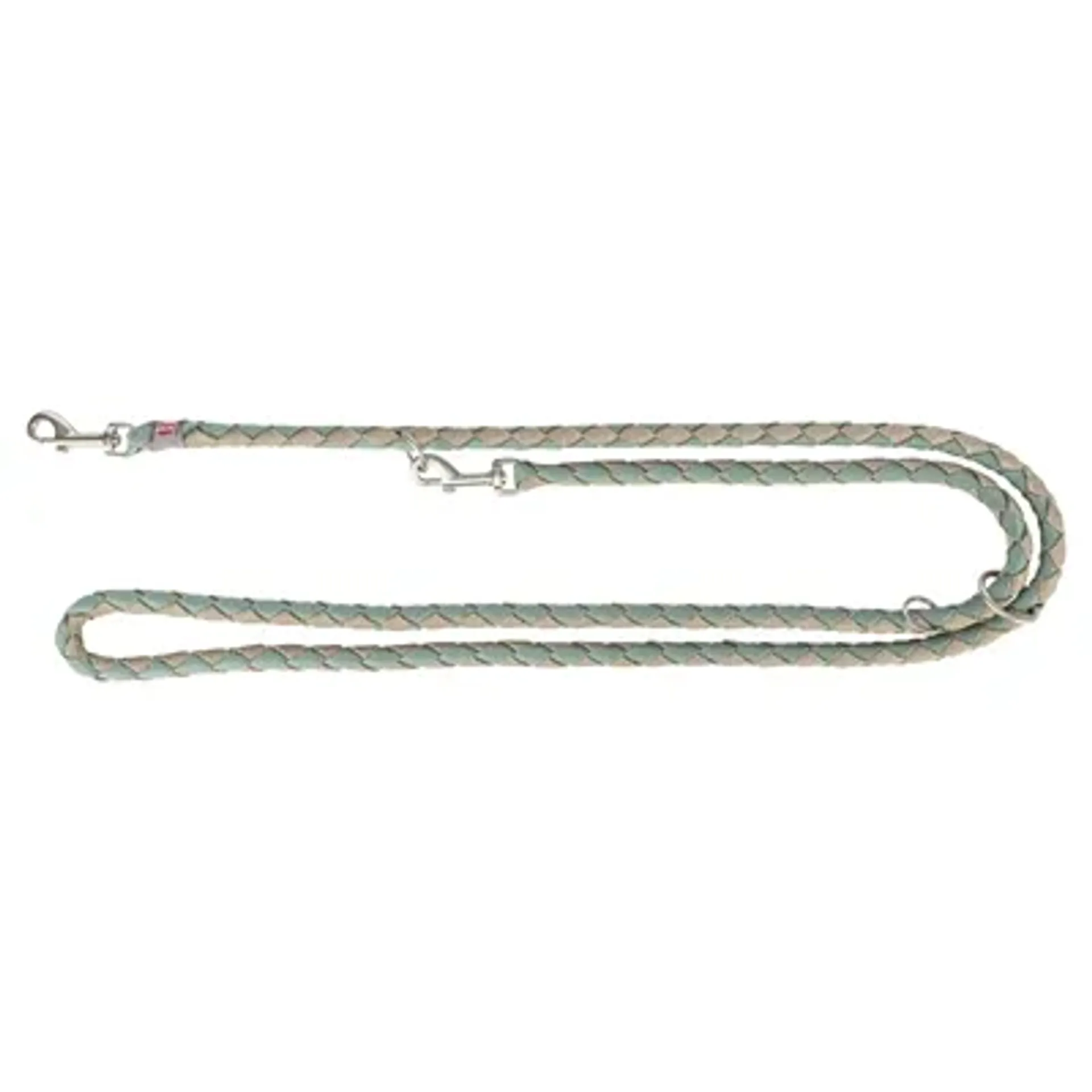 TRIXIE HONDENRIEM CAVO VERSTELBAAR SALIE GROEN / ZAND 200X1,2 CM