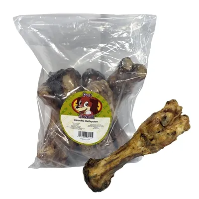 PETSNACK GEROOKTE KALFSPOTEN 6 ST PETSNACK GEROOKTE KALFSPOTEN 6 ST