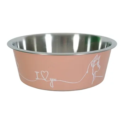 ZOLUX LOVE VOERBAK HOND ROZE 17,8 CM 1,2 LTR ZOLUX LOVE VOERBAK HOND ROZE 17,8 CM 1,2 LTR