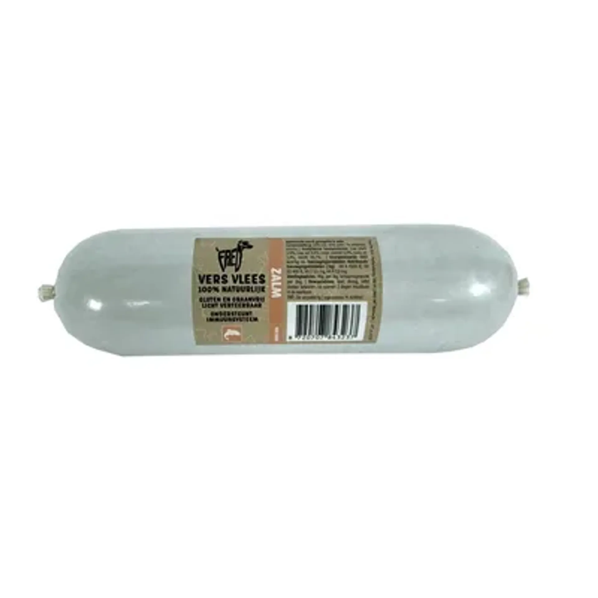 FREDS GESTOOMD VERS VLEES WORST ZALM GRAAN EN GLUTENVRIJ 900 GR