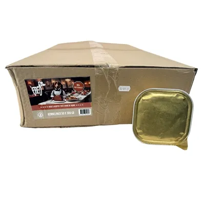 FREDS KUIPJE HOND KENNELPACK HERT / GEVOGELTE 50X300 GR FREDS KUIPJE HOND KENNELPACK HERT / GEVOGELTE 50X300 GR