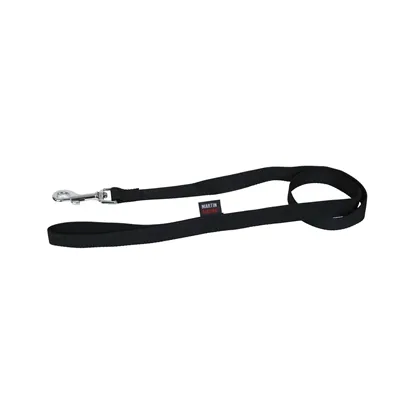 MARTIN HONDENRIEM BASIC NYLON ZWART 120X1 CM MARTIN HONDENRIEM BASIC NYLON ZWART 120X1 CM