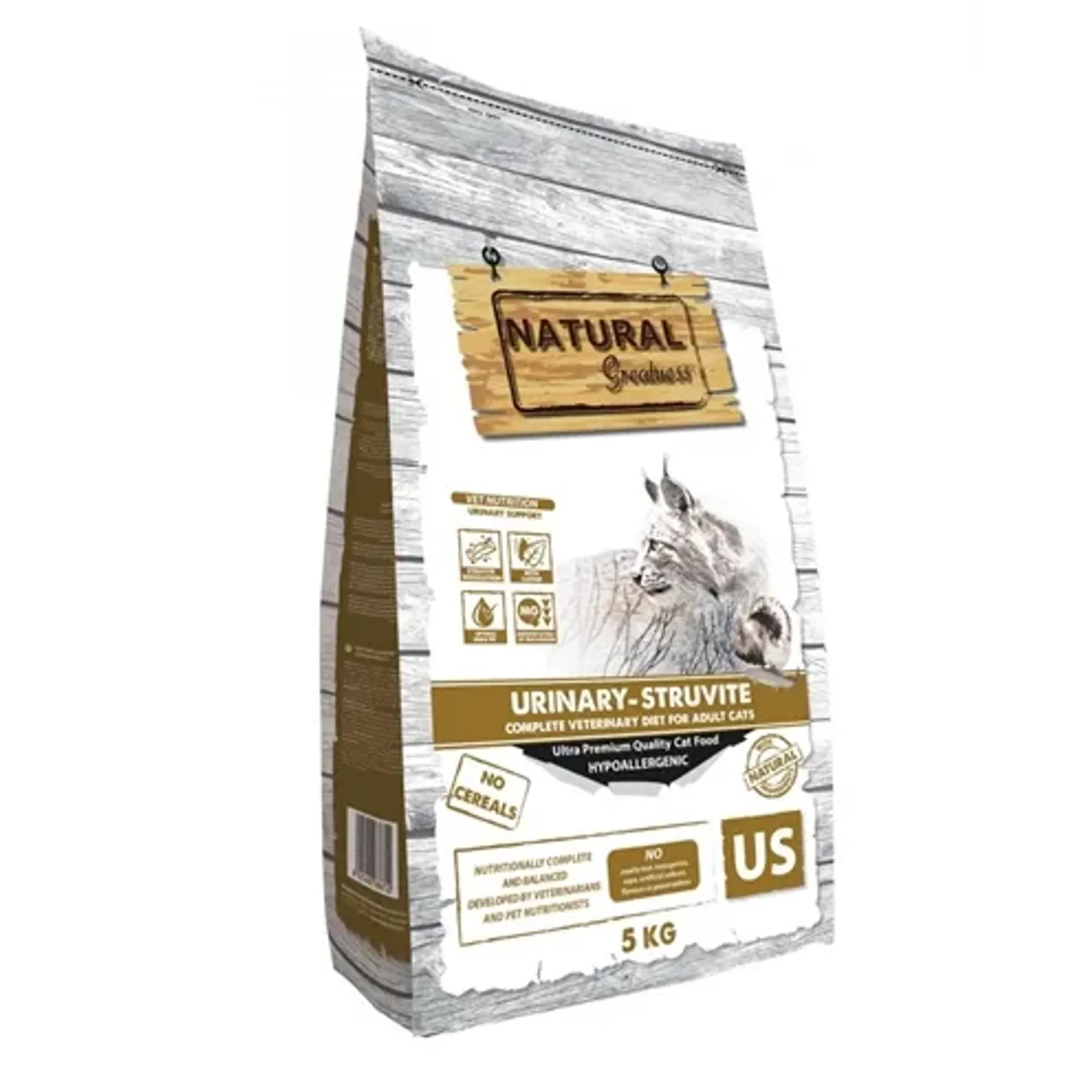 NATURAL GREATNESS VETERINARY DIET CAT URINARY STRUVITE COMPLETE 5 KG