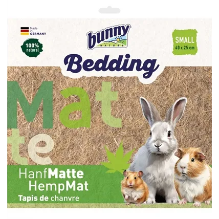BUNNY NATURE HEMP-MAT HENNEPVEZEL MAT 40X25 CM BUNNY NATURE HEMP-MAT HENNEPVEZEL MAT 40X25 CM