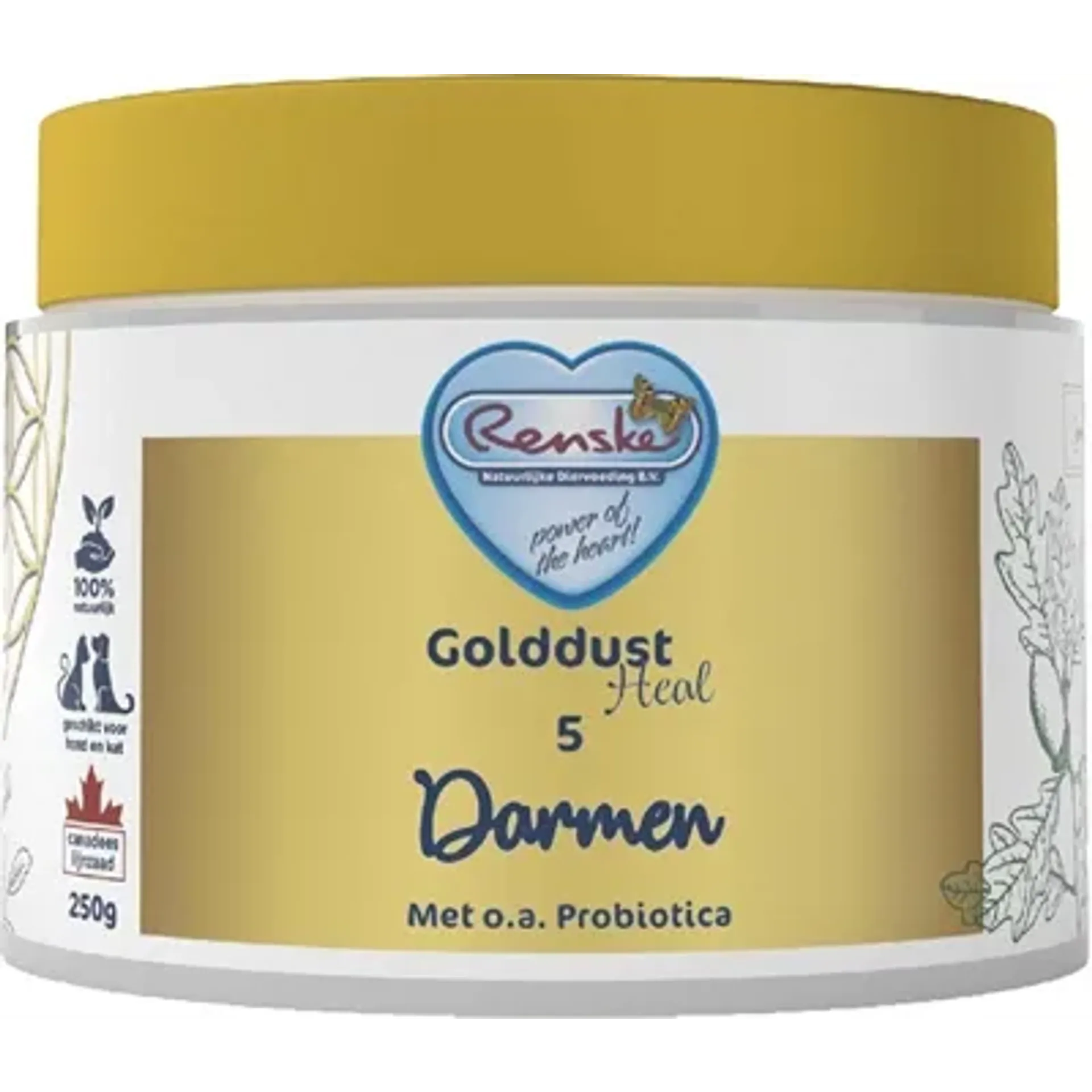 RENSKE GOLDDUST HEAL 5 DARMEN 250 GR