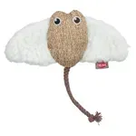 TRIXIE ROG STOF / PLUCHE MET KATTENKRUID / CATNIP WIT / BEIGE 15 CM TRIXIE ROG STOF / PLUCHE MET KATTENKRUID / CATNIP WIT / BEIGE 15 CM