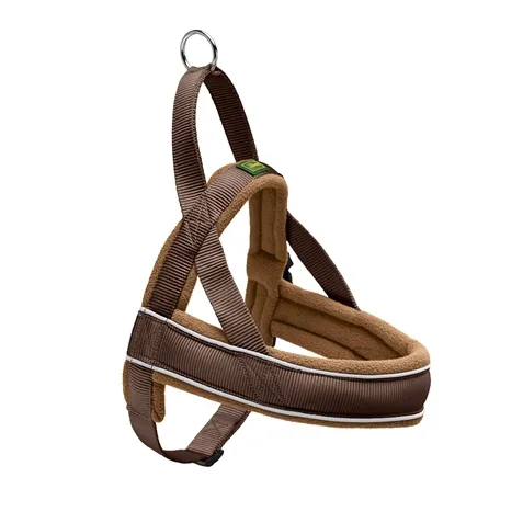 HUNTER HARNAS NORWEGER RACING NYLON BRUIN / COGNAC SMALL 42-53X2 CM HUNTER HARNAS NORWEGER RACING NYLON BRUIN / COGNAC SMALL 42-53X2 CM