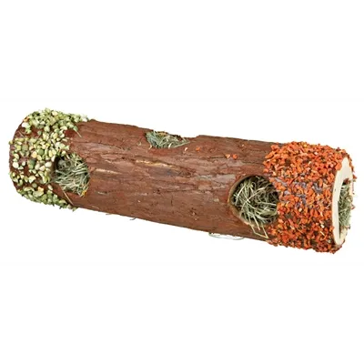 TRIXIE TUNNELBUIS MET HOOI EN HIBISCUSBLOESEM / WORTEL / ERWT 20X6,5X6,5 CM 25 GR TRIXIE TUNNELBUIS MET HOOI EN HIBISCUSBLOESEM / WORTEL / ERWT 20X6,5X6,5 CM 25 GR