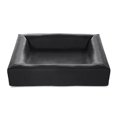 BIA BED KUNSTLEER HOES HONDENMAND ZWART BIA-2 60X50X12,5 CM BIA BED KUNSTLEER HOES HONDENMAND ZWART BIA-2 60X50X12,5 CM