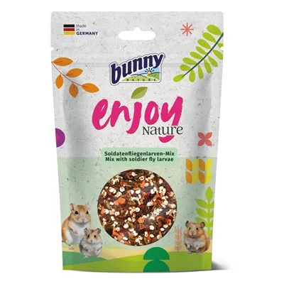 BUNNY NATURE ENJOYNATURE MIX MET SOLDAATVLIEGLARVEN 40 GR BUNNY NATURE ENJOYNATURE MIX MET SOLDAATVLIEGLARVEN 40 GR