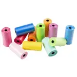 POOPI-DOG POEPZAKJES REGENBOOG KLEUREN 12X15 ST POOPI-DOG POEPZAKJES REGENBOOG KLEUREN 12X15 ST