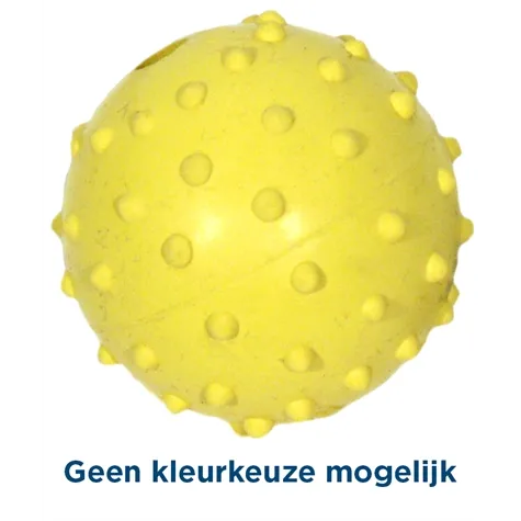 HAPPY PET RUBBER BAL MET BEL 5,5 CM HAPPY PET RUBBER BAL MET BEL 5,5 CM