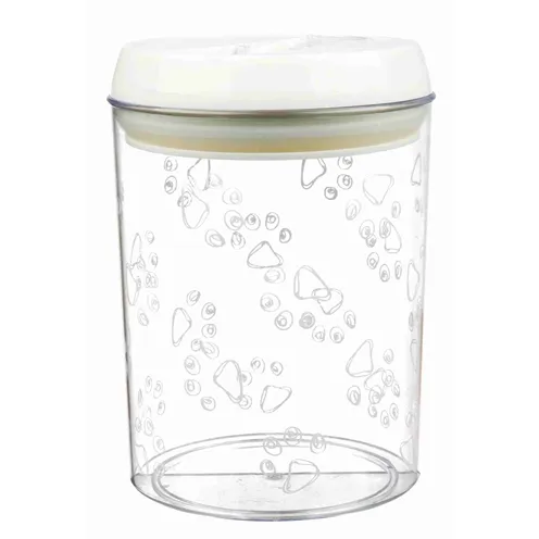TRIXIE VOORRAADPOT KUNSTSTOF TRANSPARANT / WIT 1,5 LTR 17,5 CM TRIXIE VOORRAADPOT KUNSTSTOF TRANSPARANT / WIT 1,5 LTR 17,5 CM