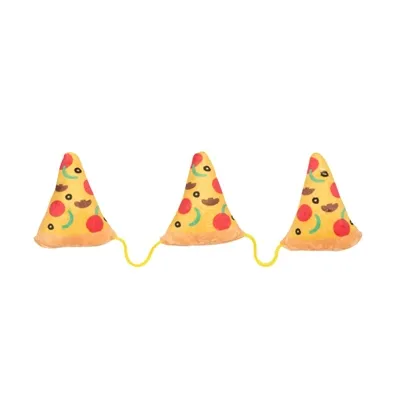 FUZZYARD 3 PIZZASTUKKEN AAN TOUW MET CATNIP PLUCHE 15X6 CM FUZZYARD 3 PIZZASTUKKEN AAN TOUW MET CATNIP PLUCHE 15X6 CM