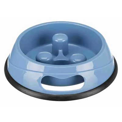 TRIXIE VOERBAK SLOW FEED KUNSTSTOF ANTI-SLIP ASSORTI 20 CM 450 ML TRIXIE VOERBAK SLOW FEED KUNSTSTOF ANTI-SLIP ASSORTI 20 CM 450 ML
