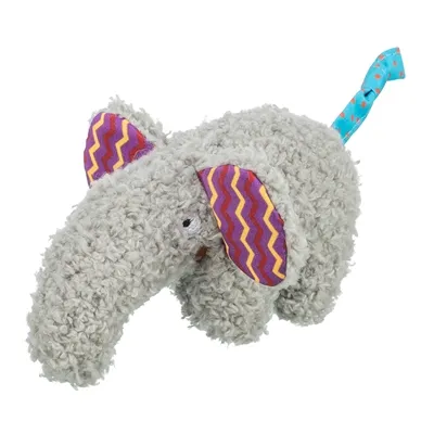 TRIXIE OLIFANT PLUCHE MET KATTENKRUID / CATNIP GRIJS 15 CM TRIXIE OLIFANT PLUCHE MET KATTENKRUID / CATNIP GRIJS 15 CM