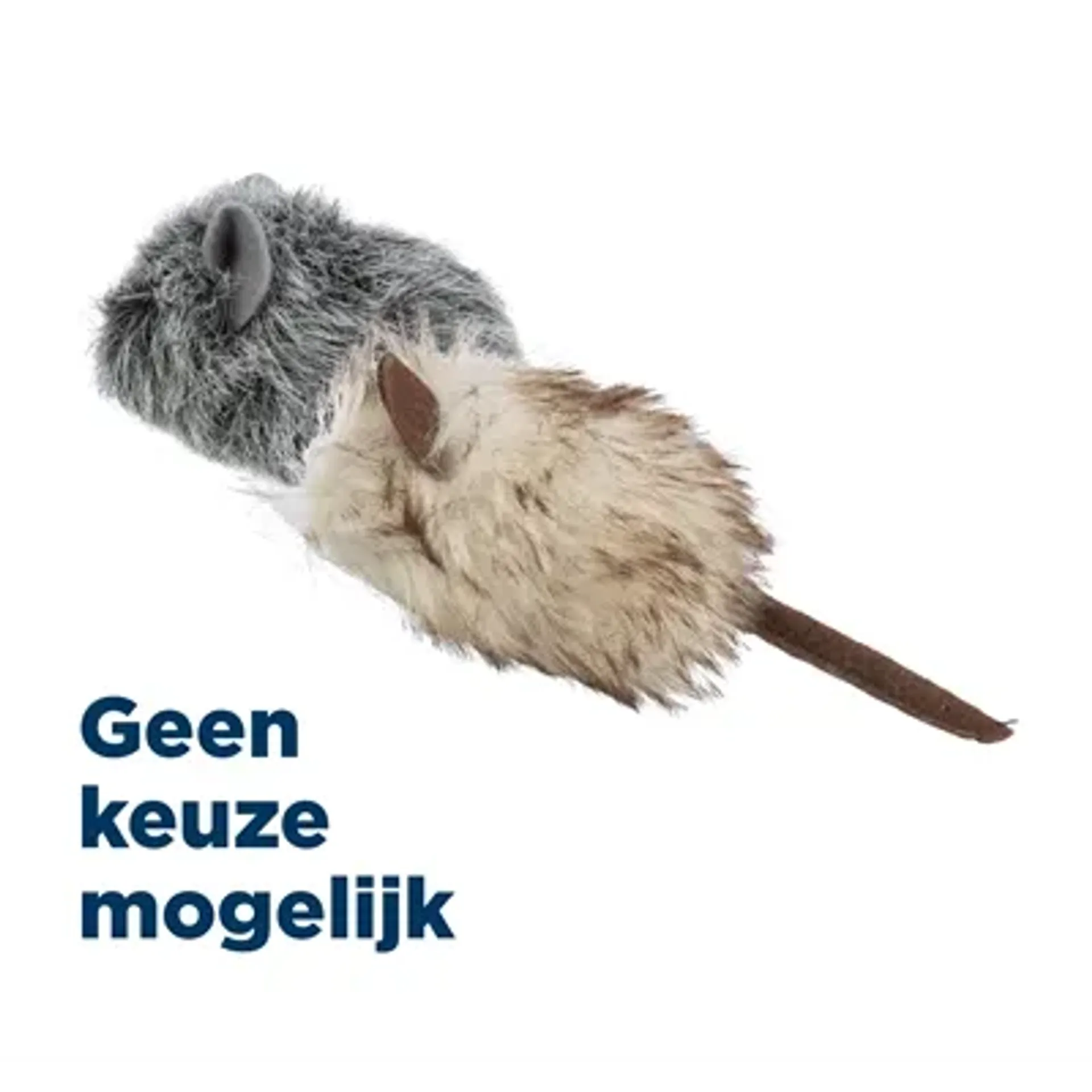 TRIXIE MUIS PLUCHE CATNIP VOOR KATTEN ASSORTI 9 CM