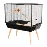 ZOLUX KNAAGDIERKOOI NEO SILTA ZWART 78X48X58CM ZOLUX KNAAGDIERKOOI NEO SILTA ZWART 78X48X58CM
