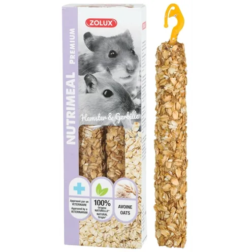 ZOLUX NUTRIMEAL STICK HAMSTER HAVER 110 GR 2 ST ZOLUX NUTRIMEAL STICK HAMSTER HAVER 110 GR 2 ST