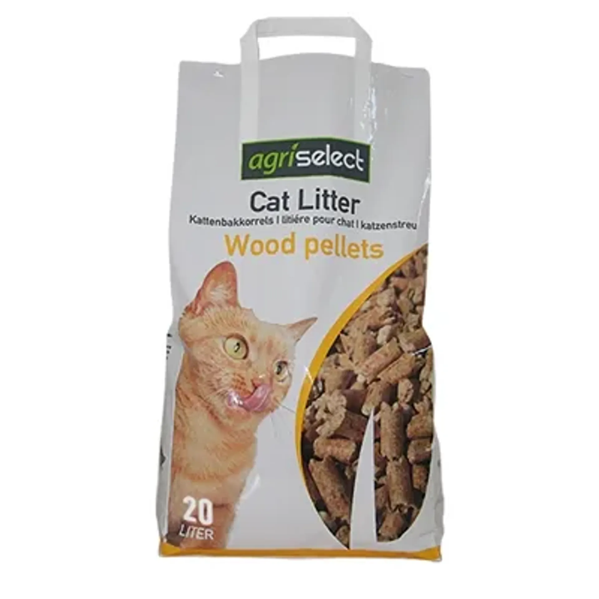 AGRISELECT WOODPELLETS HOUTKORRELS 20 LTR