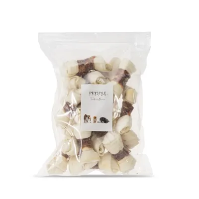 ZZZPETSTYLE LIVING GEKNOOPT BOT WIT MET EEND 10-11 CM 20 ST ZZZPETSTYLE LIVING GEKNOOPT BOT WIT MET EEND 10-11 CM 20 ST