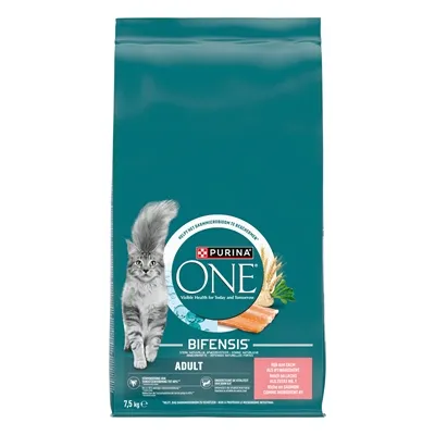 PURINA ONE ADULT ZALM / VOLKOREN GRANEN 7,5 KG PURINA ONE ADULT ZALM / VOLKOREN GRANEN 7,5 KG