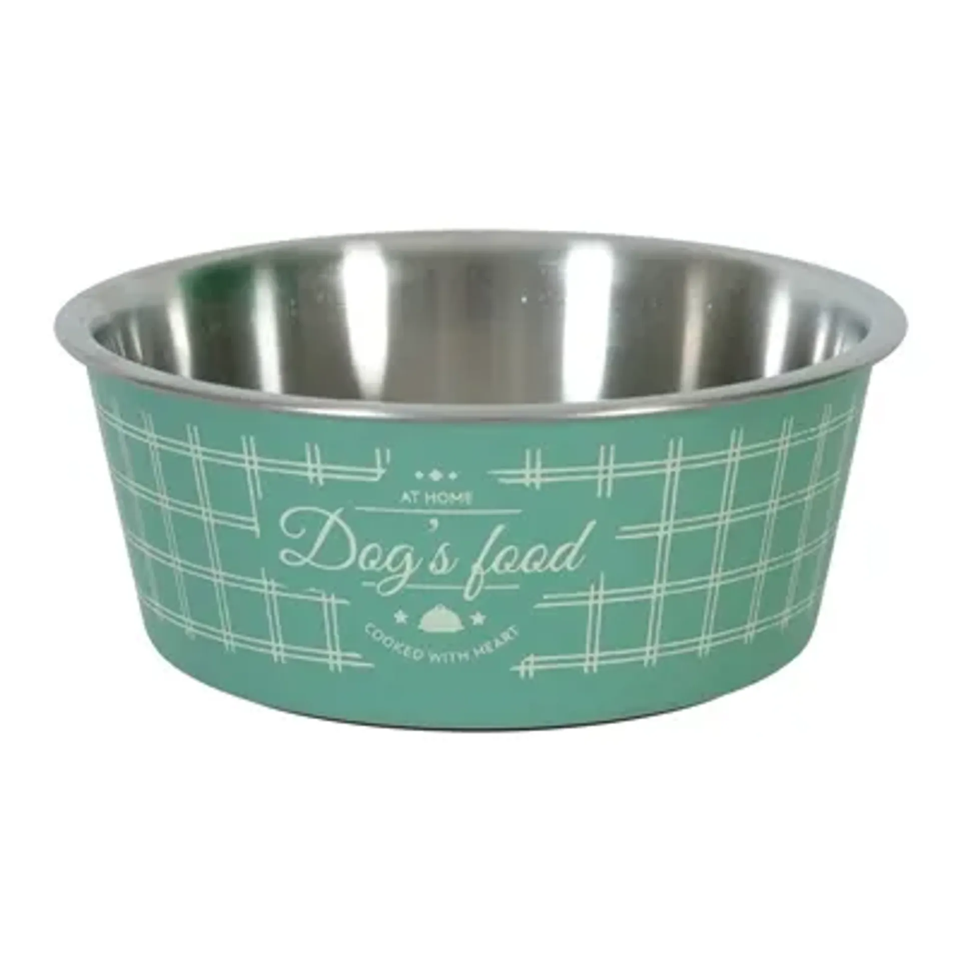 ZOLUX FOOD VOERBAK HOND GROEN 17,8 CM 1,2 LTR