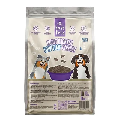 EASYPETS LOW TEMP HONDENBROK ADULT 15 KG EASYPETS LOW TEMP HONDENBROK ADULT 15 KG