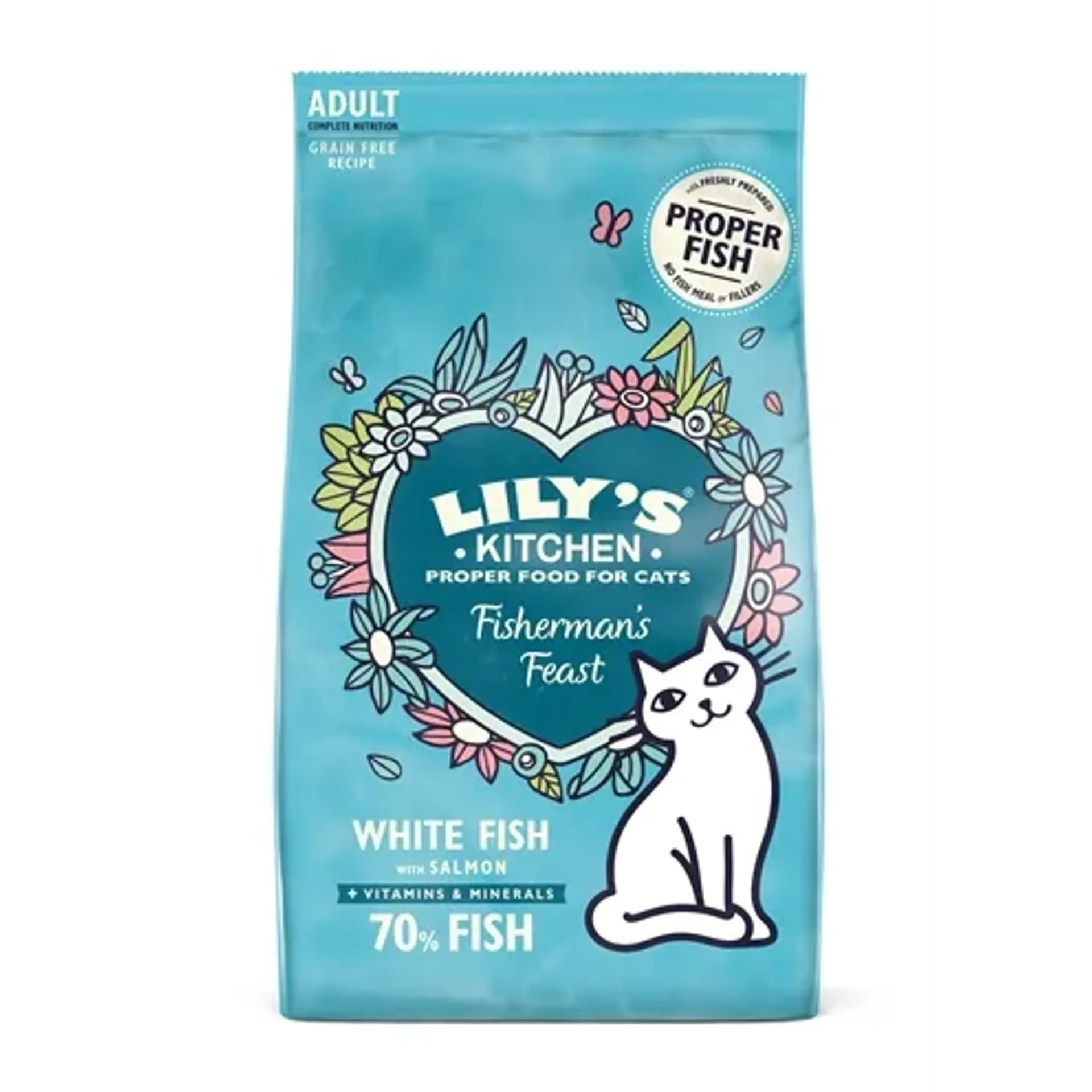 LILY’S KITCHEN CAT WHITE FISH / SALMON 2 KG