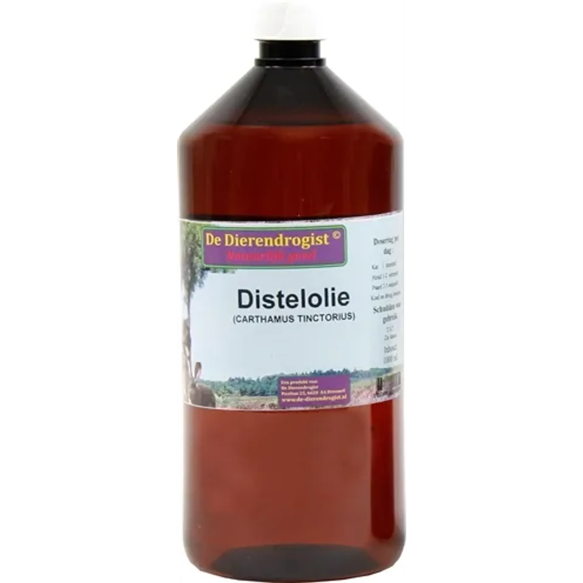 DIERENDROGIST DISTELOLIE 1 LTR