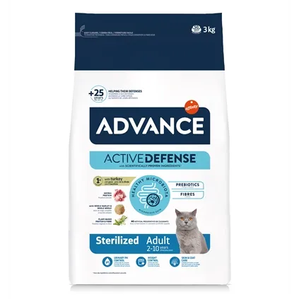 ADVANCE CAT STERILIZED TURKEY 3 KG ADVANCE CAT STERILIZED TURKEY 3 KG