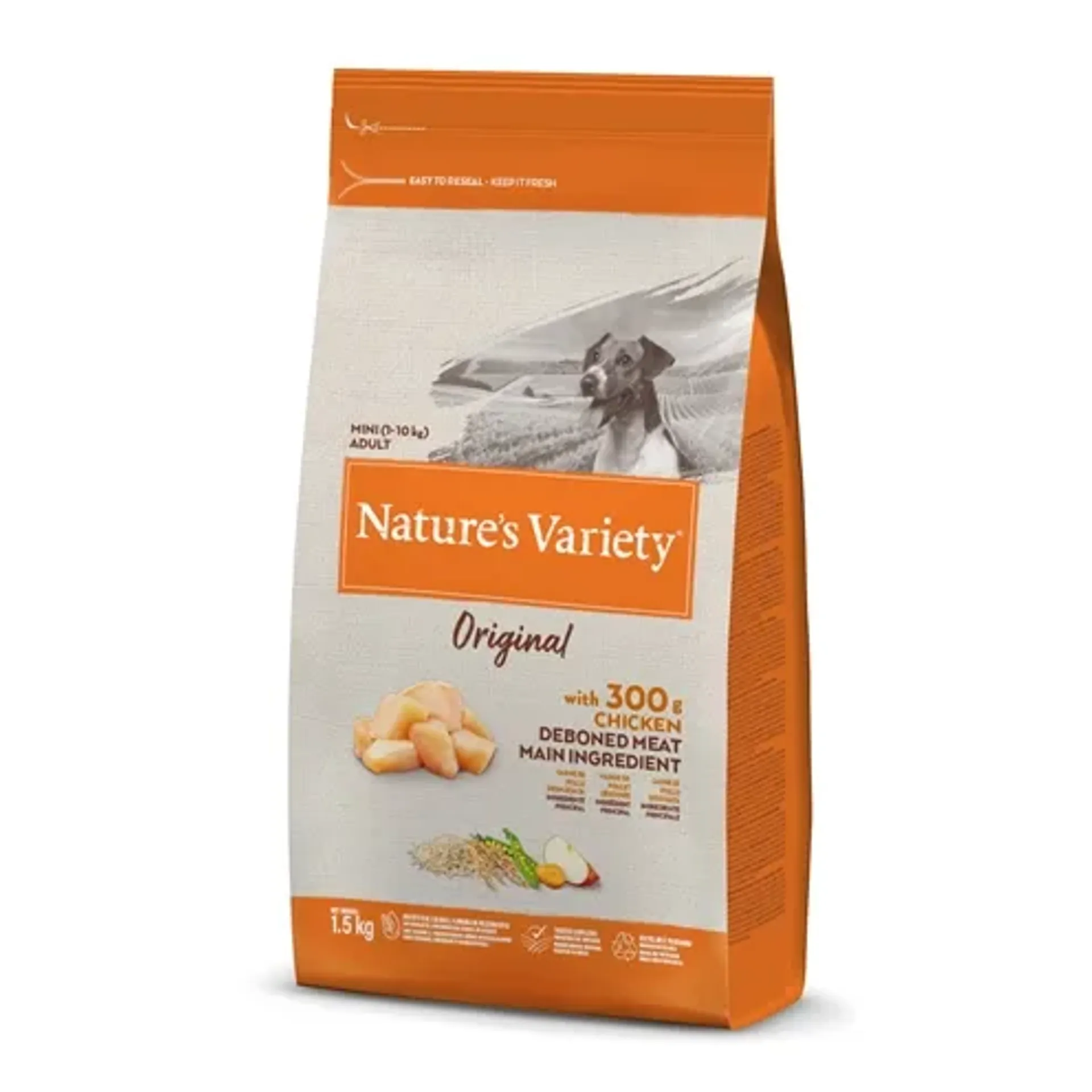 NATURES VARIETY ORIGINAL ADULT MINI CHICKEN 1,5 KG