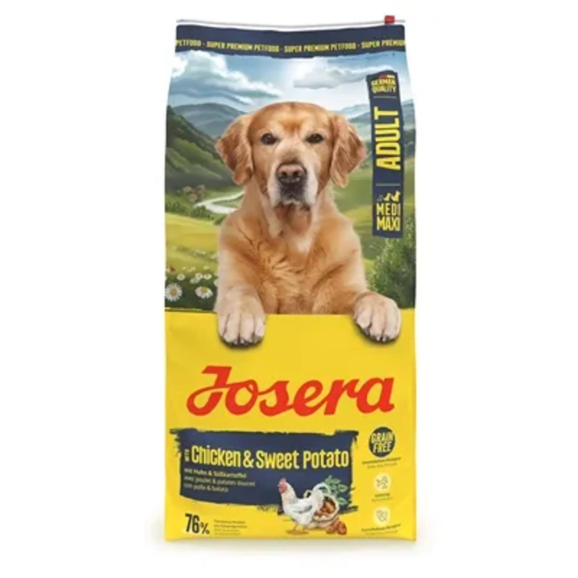 JOSERA MEDIUM MAXI ADULT CHICKEN / SWEET POTATO 12,5 KG