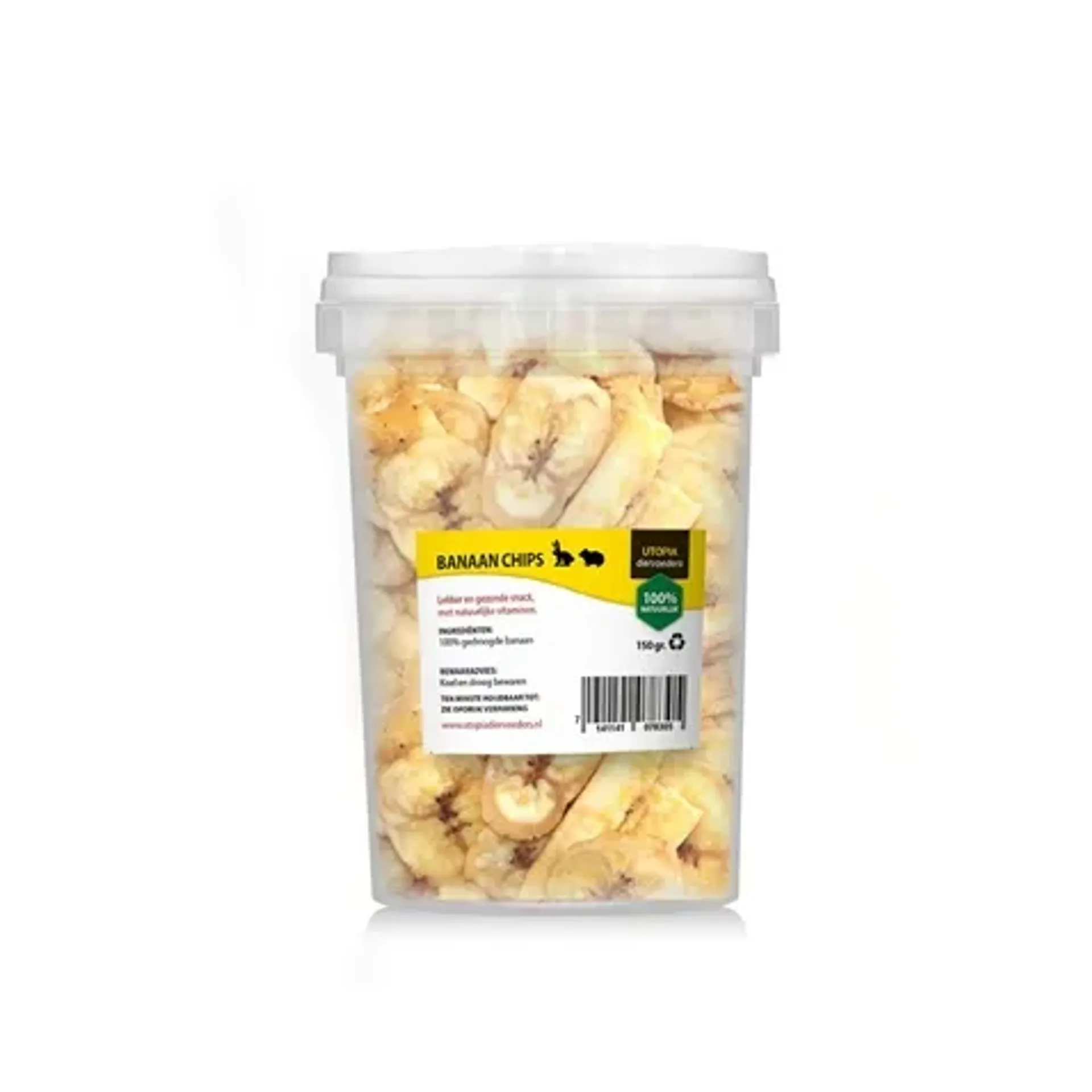 UTOPIA BANAAN CHIPS 150 GR