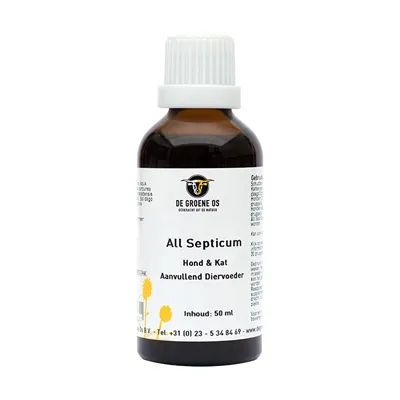 DE GROENE OS ALL SEPTICUM HOND / KAT 50 ML DE GROENE OS ALL SEPTICUM HOND / KAT 50 ML