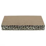 TRIXIE KRABPLANK LEO KARTON PANTERPRINT MET KATTENKRUID / CATNIP 44X25X6 CM 2 ST TRIXIE KRABPLANK LEO KARTON PANTERPRINT MET KATTENKRUID / CATNIP 44X25X6 CM 2 ST